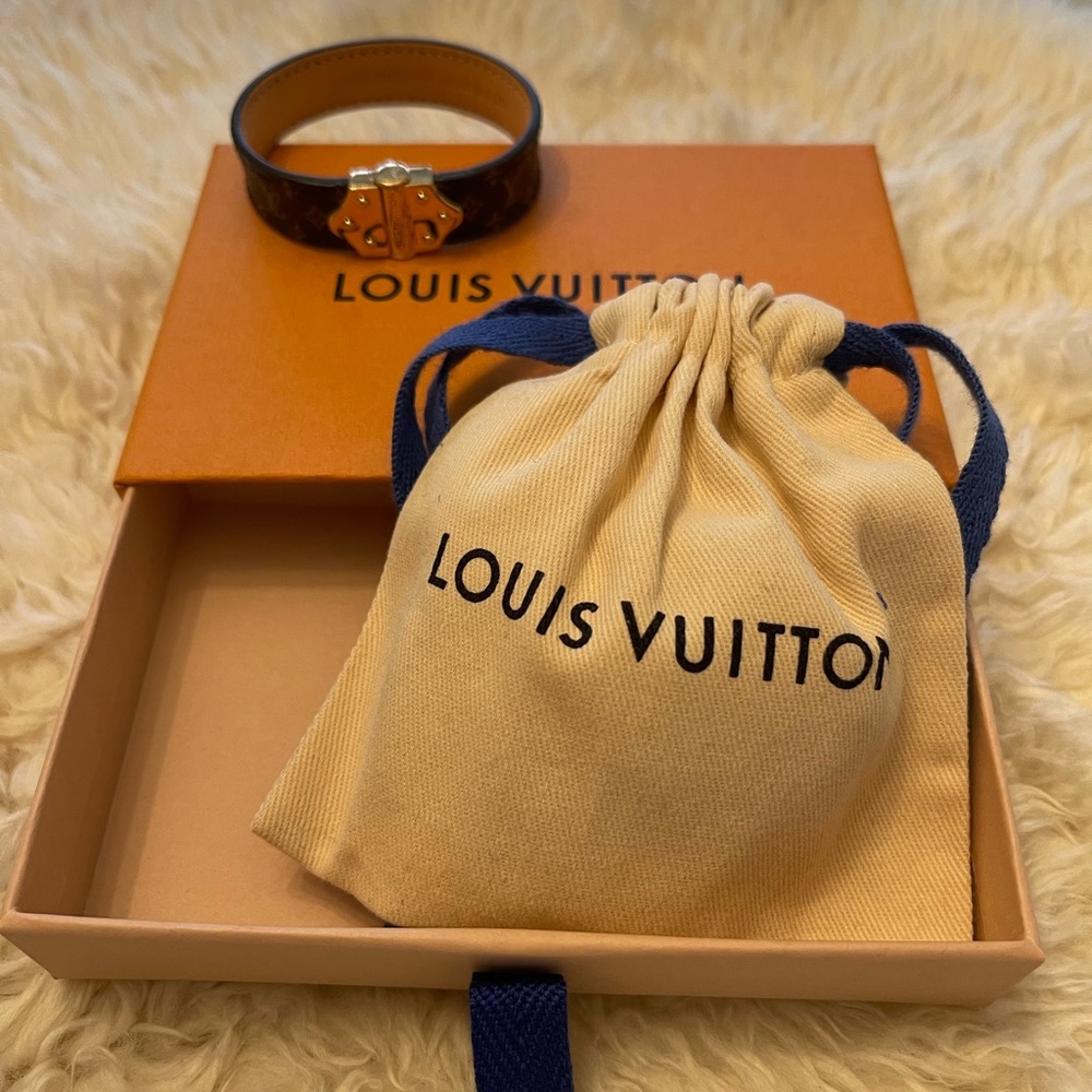 Authentic Louis Vuitton Nano Monogram Bracelet.
